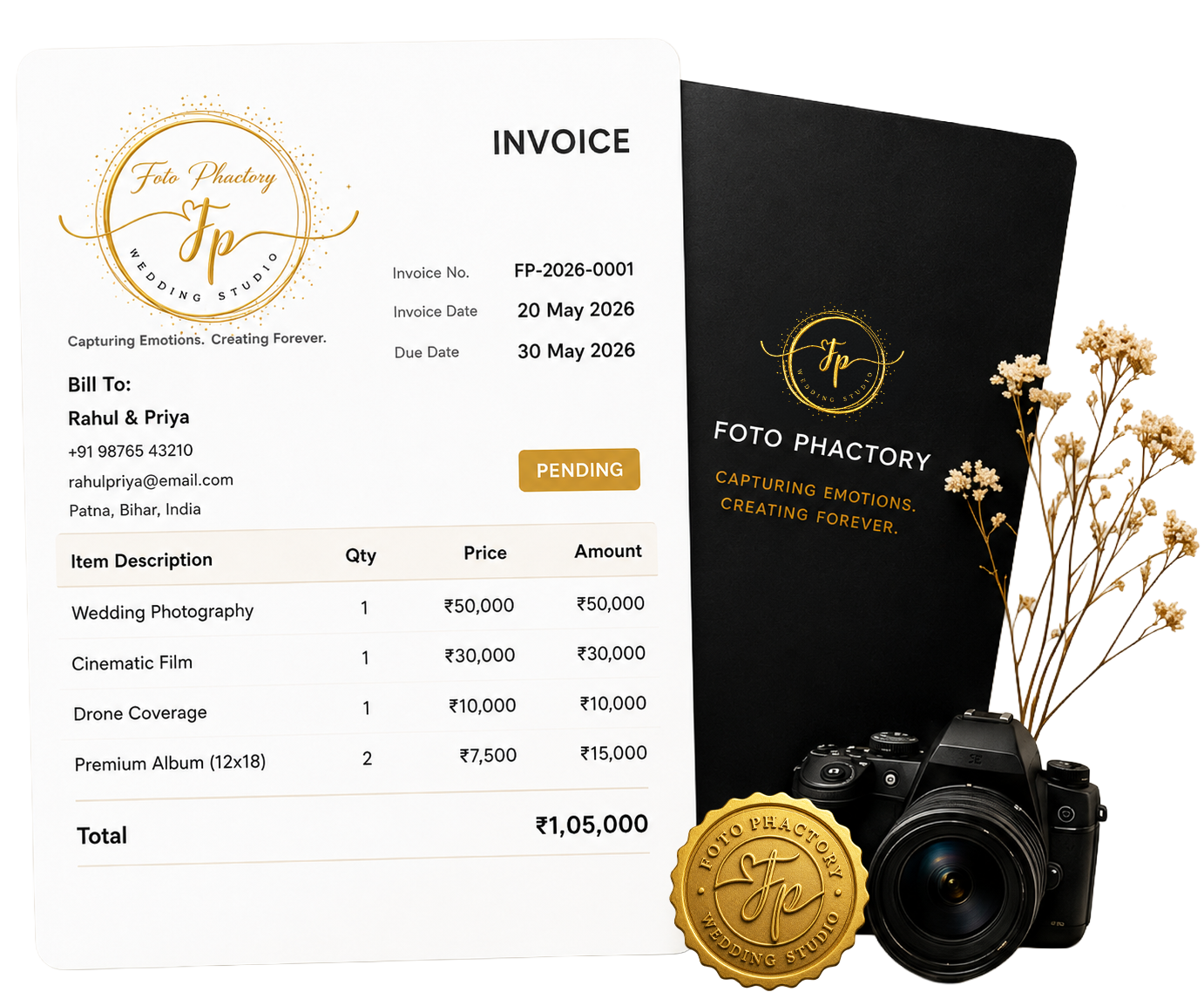 Foto Phactory Invoice